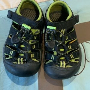 Keen washable sandals for a little boy